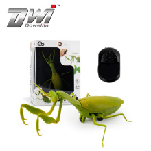 Dwi Dowellin Remote Control Animal RC Simulation Mantis With  Lighting Toy Joke Insect Model